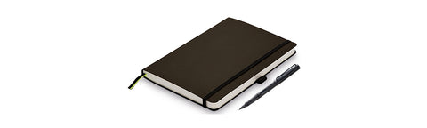 LAMY Safari Fountain Pen with A5-size Softcover Notebook | Matt Charcoal