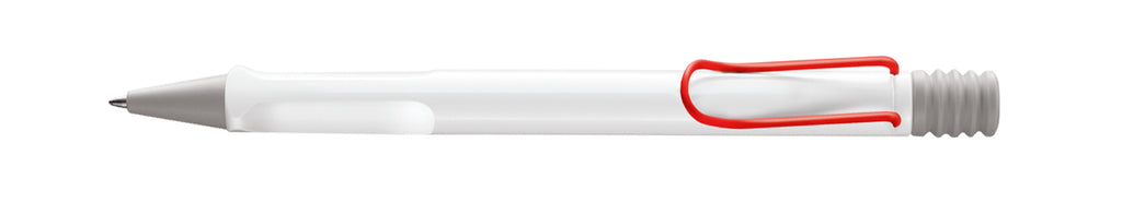 LAMY Safari Ballpoint Pen | White with Red Clip