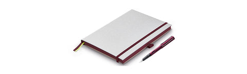 LAMY AL-star Fountain Pen with A5-size Hardcover Notebook | Black Purple