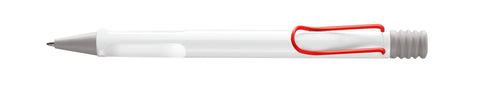 LAMY Safari Ballpoint Pen | White with Red Clip